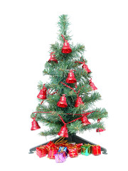 Obraz na płótnie Canvas christmas tree and christmas gifts