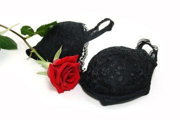 black lace bra