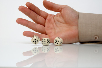 rolling dice