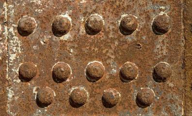 iron girder with rivets