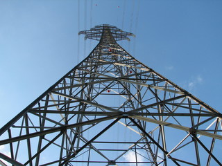 the huge pylon
