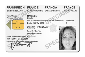 carte d'identit&eacute;