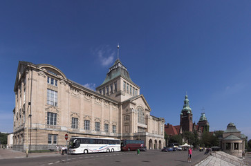 Fototapeta premium szczecin - building of theatre - poland