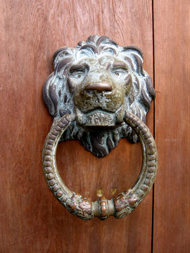 lion doorknocker