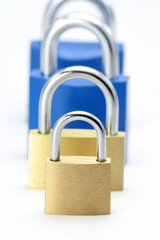 Fototapeta premium locks, concept of business problem