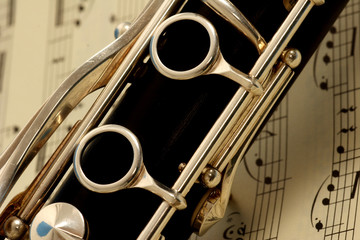 Naklejka premium clarinet