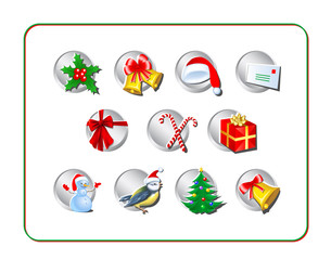 christmas icon set 1