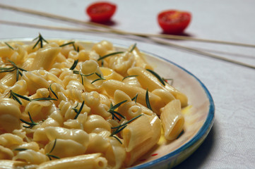 plate  of macaroni