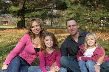 Fototapeta premium family sitdown