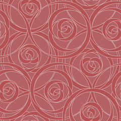 seamless swirly wallpaper pattern