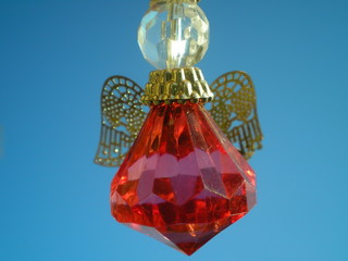 chistmas angel in the sky