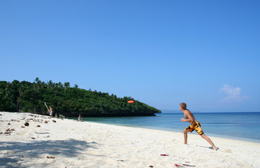 frisbee cricket