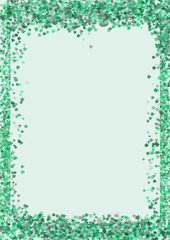 papier à lettre fleurs vertes