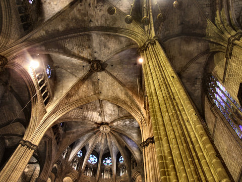 gothic cathedral in barcelona
