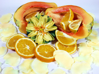 Obraz na płótnie Canvas tropical fruit
