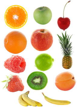 lots of colorful fruit