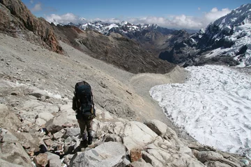 Photo sur Plexiglas Alpamayo alpiniste