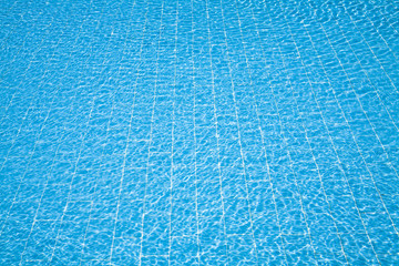 water in a swimming pool
