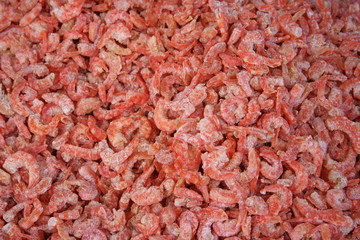 dried shrimp background
