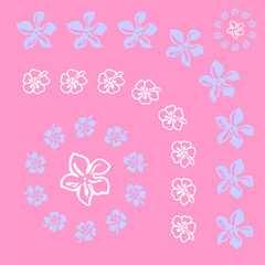 vectorial flower pattern