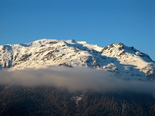 la montagne au petit jour