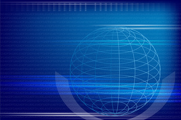 blue abstract technical background