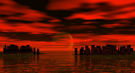 Obraz premium sky-scrapers