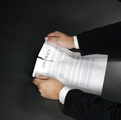 ripping up a contract