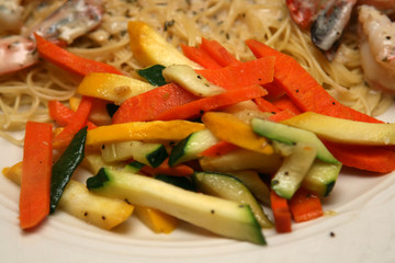 steamed vegetables