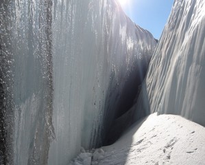 dripping crevasse