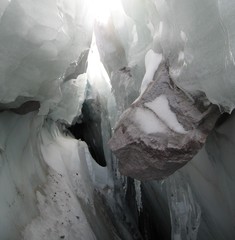 rocky crevasse