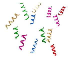 fallende geschenkbänder