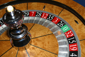 close up roulette wheel