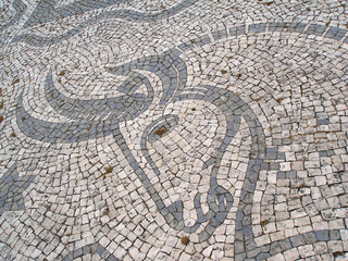 a bull figure illustration