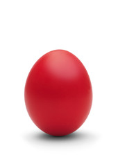 einfach nur ein rotes ei