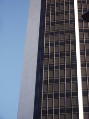 Obraz premium black and white corporate office block