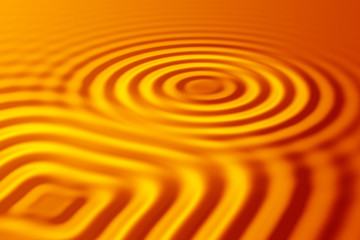 orange waves