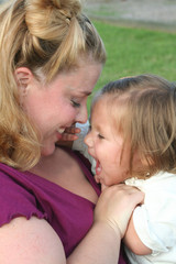 mom & daughter giggles 3