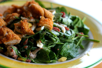 salad with chicken