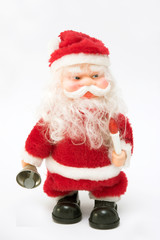 santa claus with bell doll