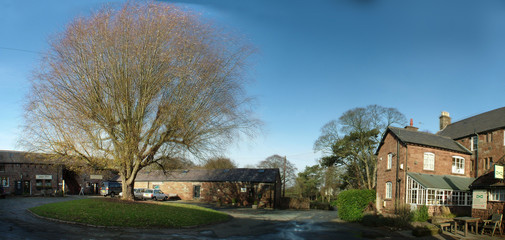 Obraz premium brimstage village farm