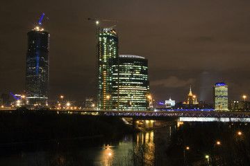 Naklejka premium moscow-river