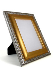 picture frame - gold and silver 01