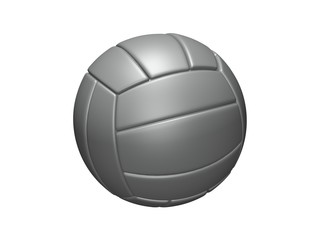 ballon de sport gris