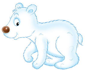 small white bear