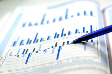 statistic and financial charts