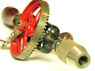 antique hand drill