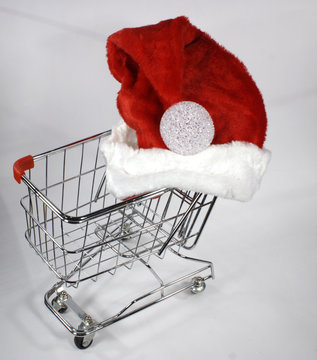 Santa Shopping Cart