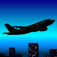 aeroplane silhouette 03
