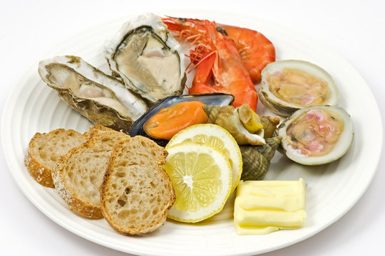 assiette de fruits de mer